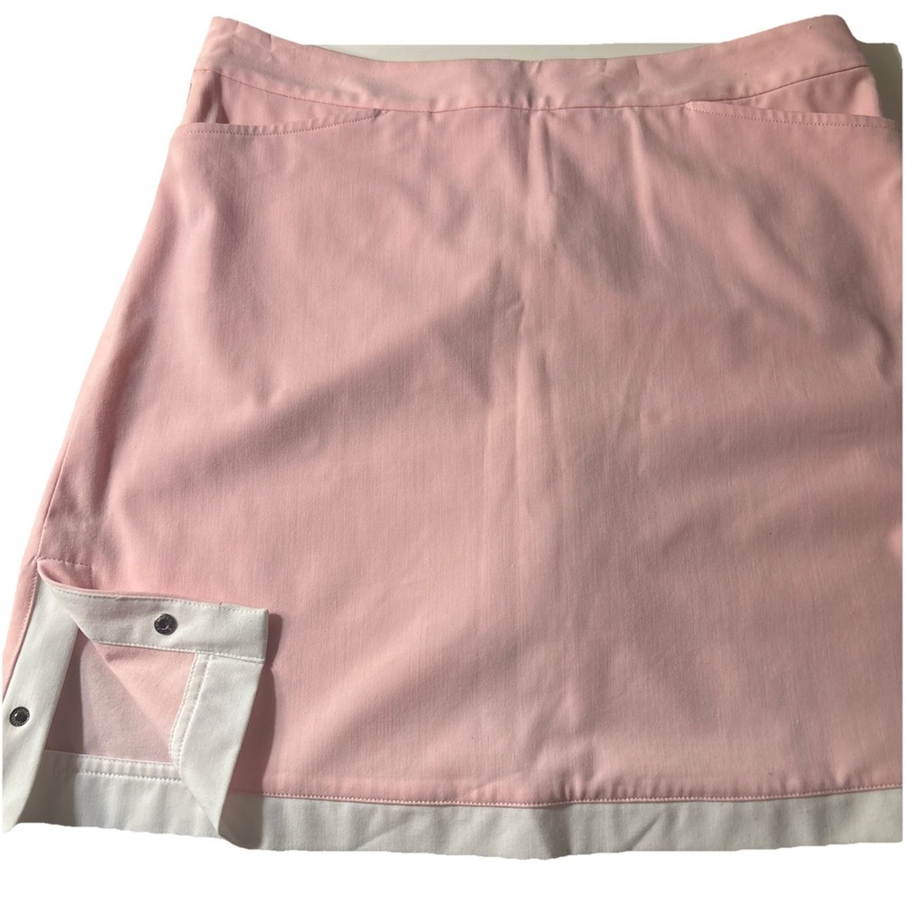 Callaway Apparel 6 OPTI-DRY Women's Performance Golf Skort Skirt Short Pink Snap - Picture 2 of 10